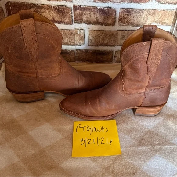 Tecovas The Penny scotch goat Western Ankle Boots - Picture 5 of 8